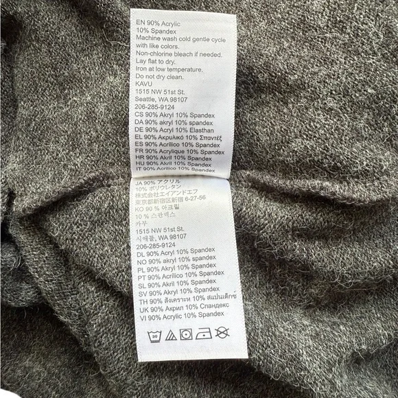 Kavu Women’s Long Cowl Neck Sweater Size Large Excellent Condition! - Picture 4 of 4